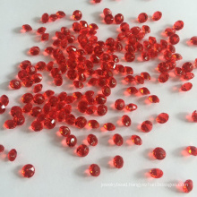 High Quality Round CZ Red Garnet Cubic Zirconia Loose Stones